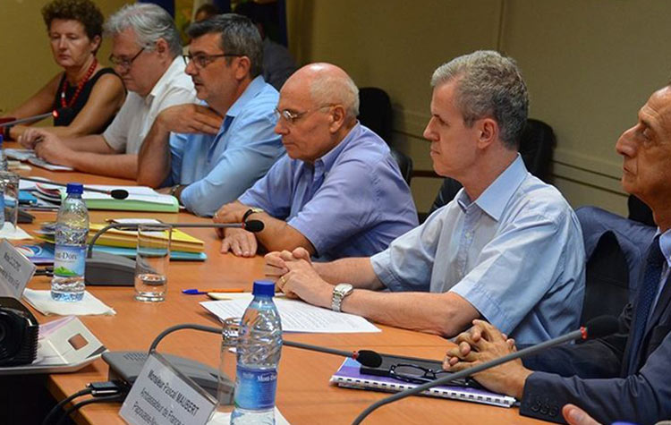 Visite des ambassadeurs de France de la région en mars en 2017